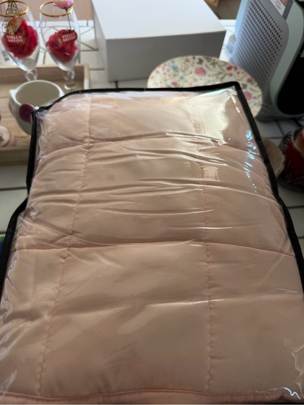 Pink Weighted Blanket Bedding Throw - Brand Unspecified